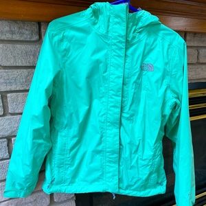 North Face women’s hooded rain coat